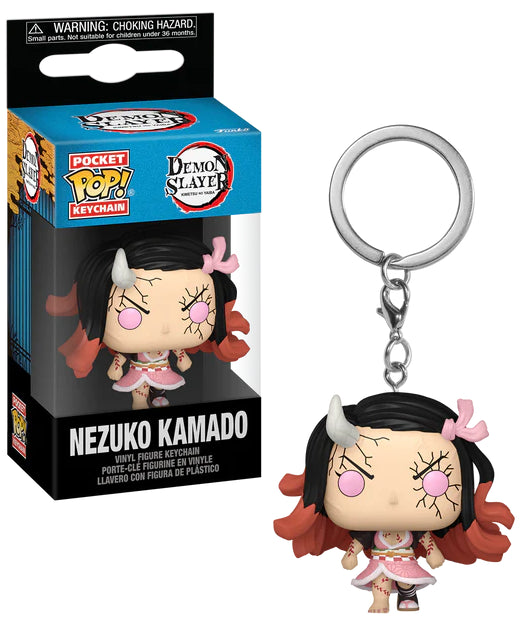 Demon Slayer Pocket Funko  POP! Vinyl Keychain Nezuko demon 4 cm