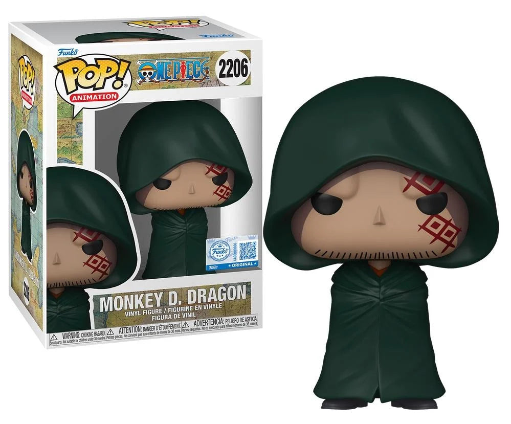 One Piece Funko Pop! Animation Vinyl Figure 2206 Monkey D. Dragon