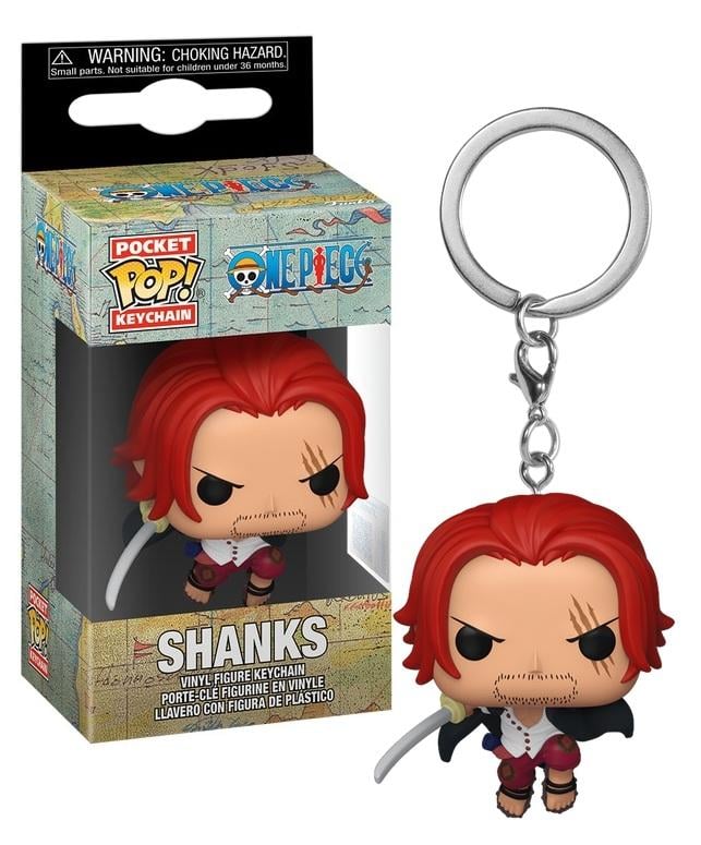 One Piece Funko POP! Keychain – Shanks Portachiavi Vinile 4 cm