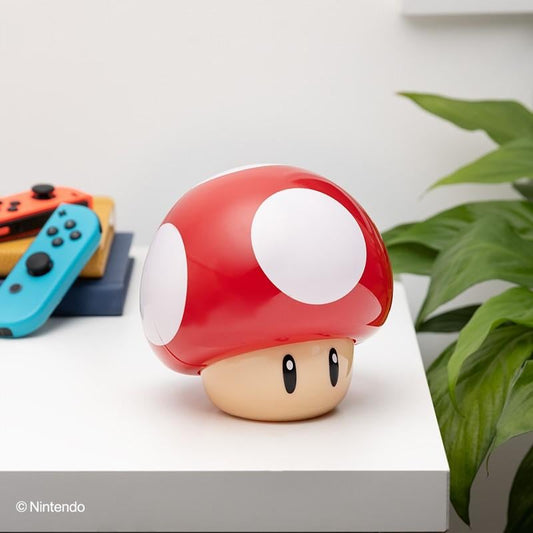 PP5805NN - SUPER MARIO - MUSHROOM LIGHT TRY ME PLINTH - LUCINA FUNGO