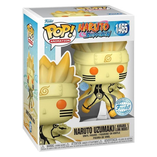 Naruto Funko POP! Animation Vinyl Figure 1465 Naruto Uzumaki Kurama Link Mode 9 cm - SPECIAL EDITION