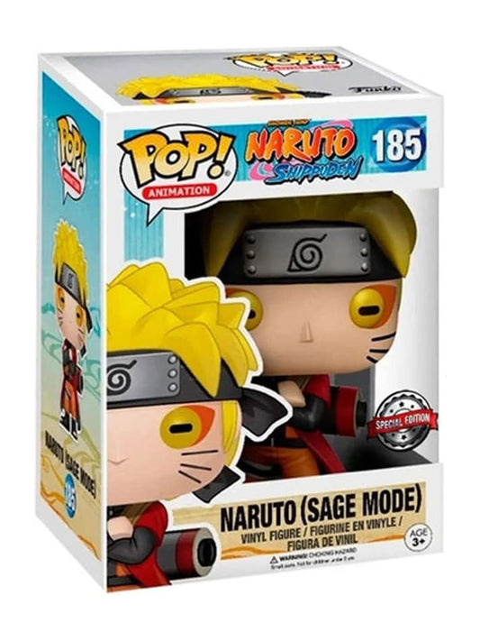 Naruto Shippuden Funko POP! Animation Vinyl Figure 185 Naruto (Sage Mode) 9 cm - SPECIAL EDITION