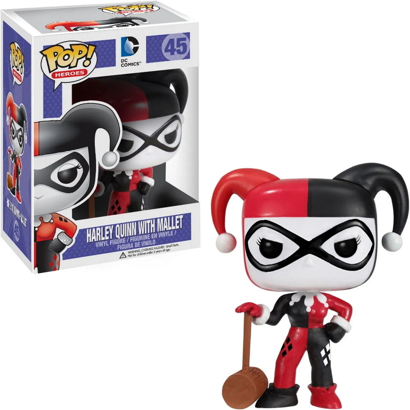 DC Comics Funko POP! Vinyl Figure 45 Harley Quinn & Mallet 9 cm