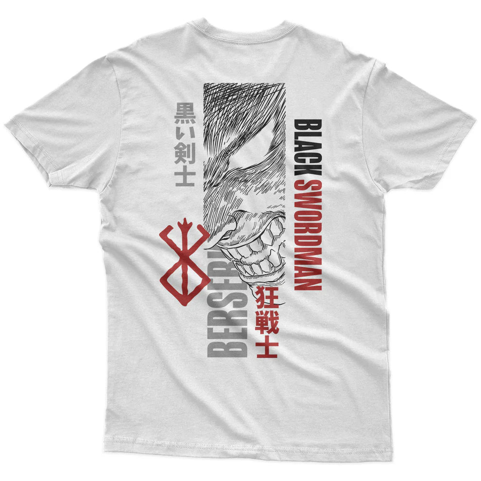 T-Shirt Berserk – Stampa Fronte e Retro - Gatsu - TAGLIA XL