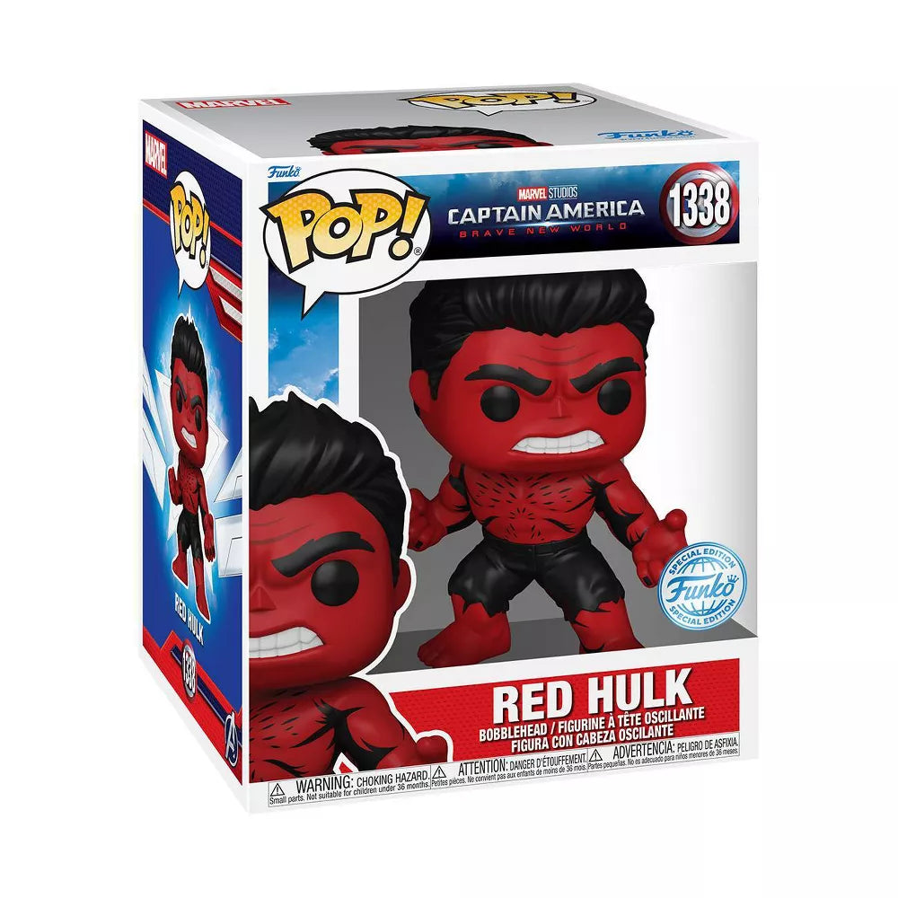 Captain America Brave New World Funko POP! Movies Vinyl Figure 1338 Red Hulk 9 cm - SPECIAL EDITION