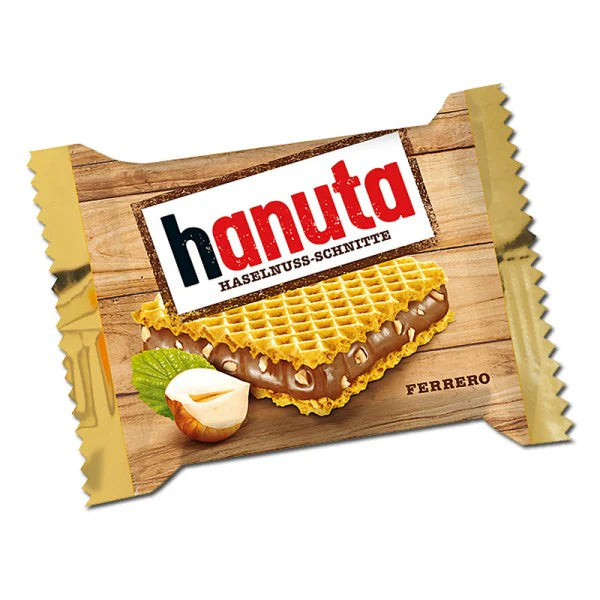 Ferrero Hanuta, wafer ripieno di crema alla nocciola da 22g