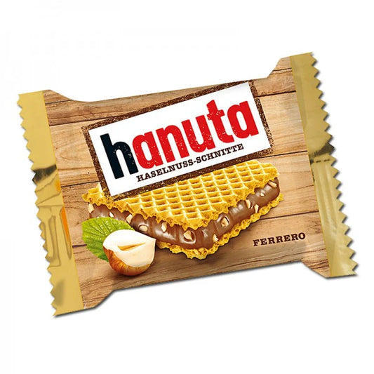 Ferrero Hanuta, wafer ripieno di crema alla nocciola da 22g