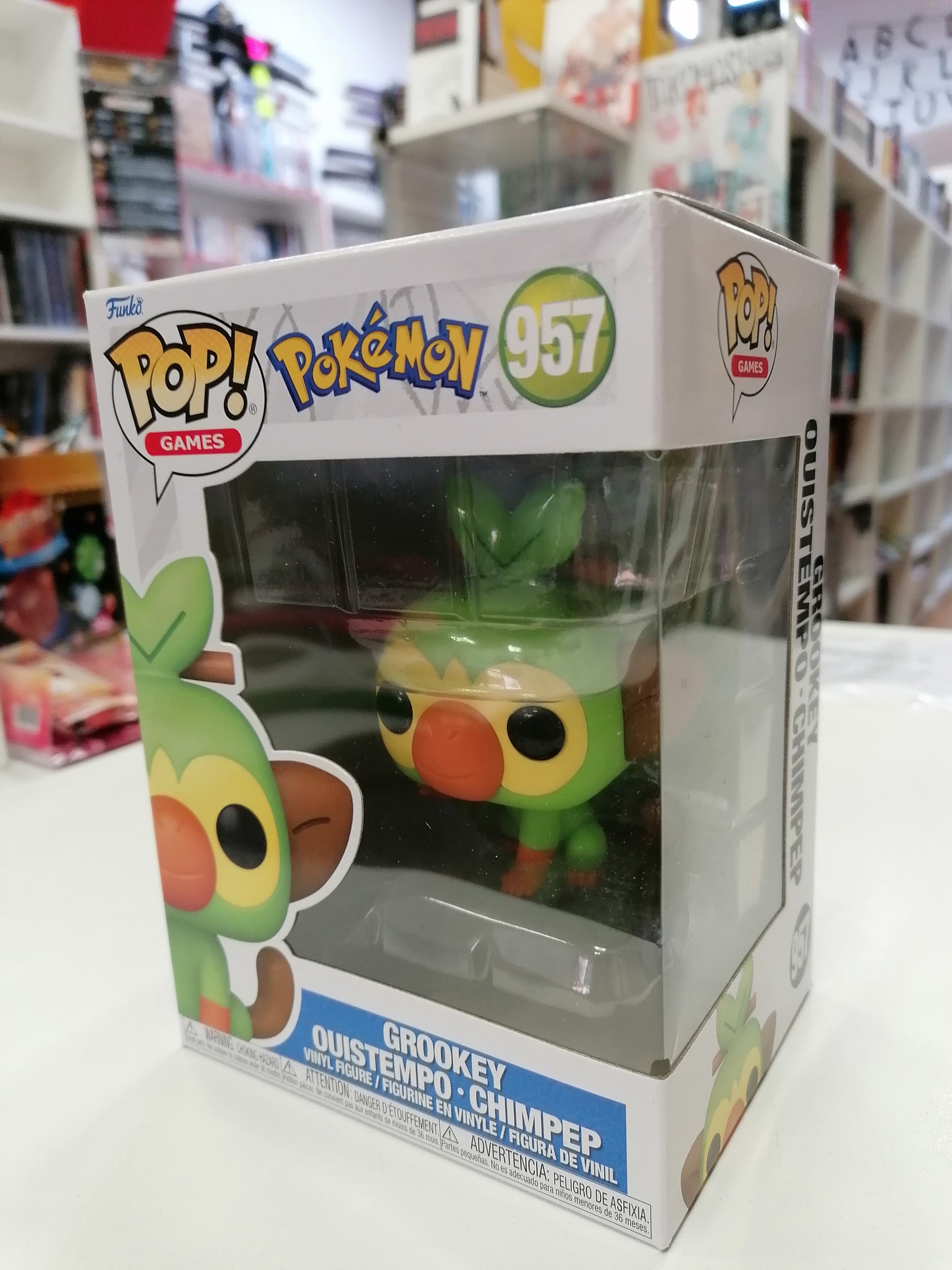 Pokemon Funko POP! Games Vinyl Figure 957 Grookey (EMEA) 9 cm