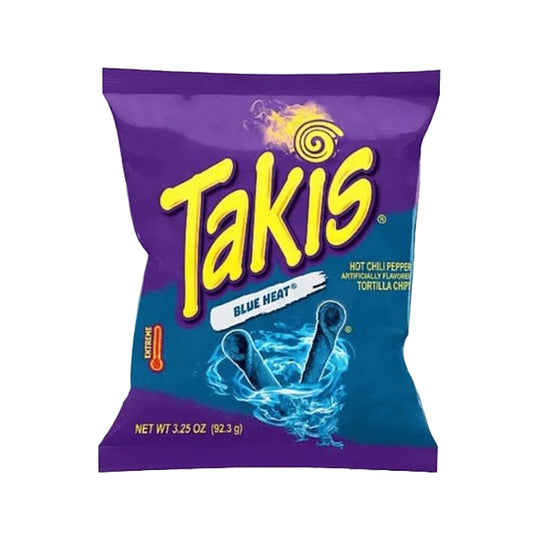 Takis Blue Heat - Riccioli di Tortillas piccanti al peperoncino 92,3 g