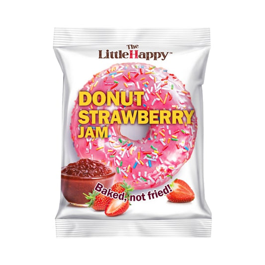 Donut Strawberry Jam (ciambella americana con ripieno alla fragola)