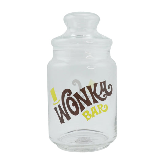 JARWON01 - WILLY WONKA -GLASS STORAGE JAR (750ML) - WONKA