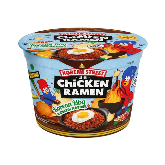 NOODLES AL BBQ COREANO , KOREAN STREET CHICKEN RAMEN KOREAN BBQ BOWL
