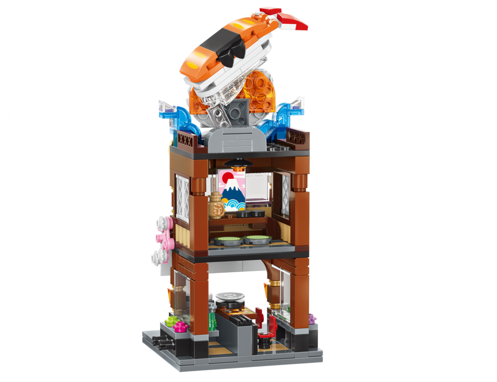 Keeppley City Corner – Ristorante Sushi KP28004 | Set Mattoncini da Costruzione