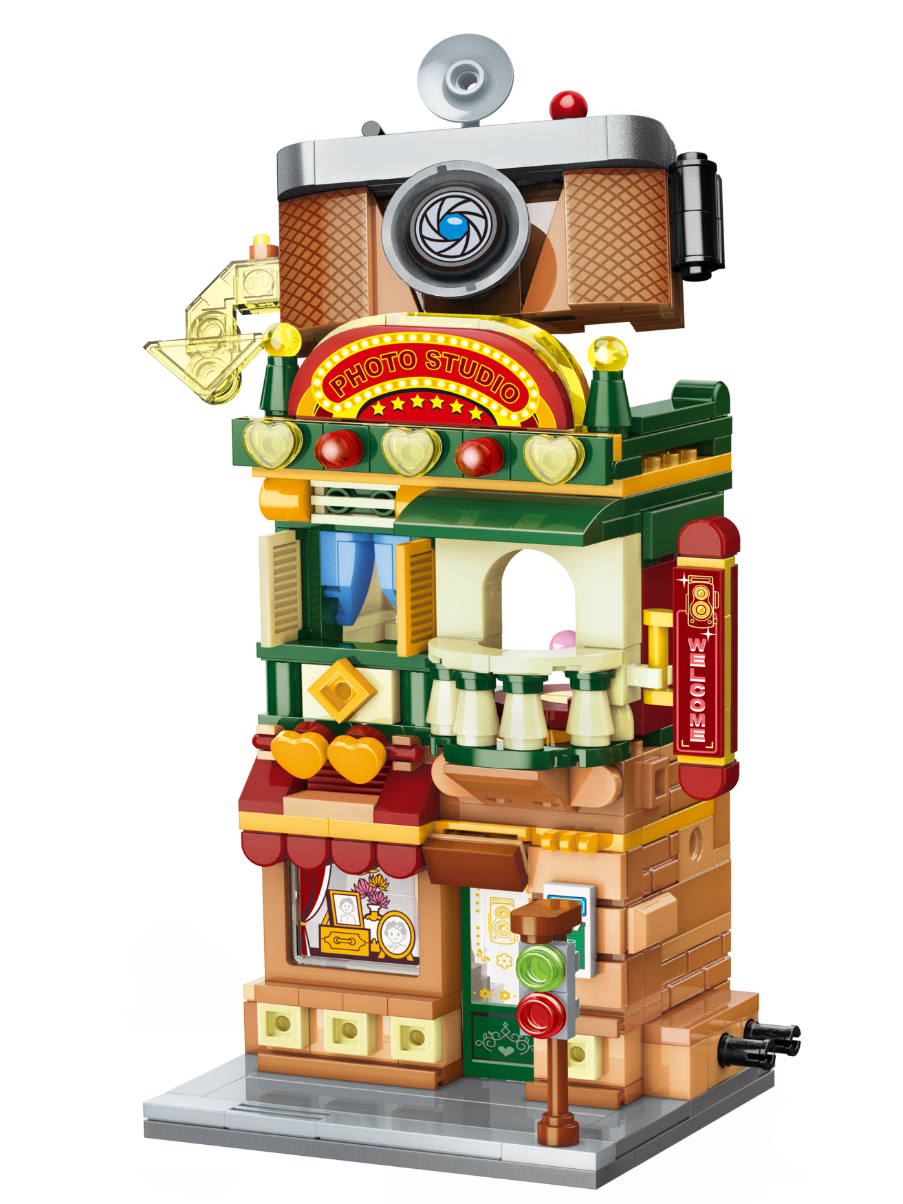 CITY COORNER - STUDIO DI FOTOGRAFIA VINTAGE - MATTONCINI - KP28015