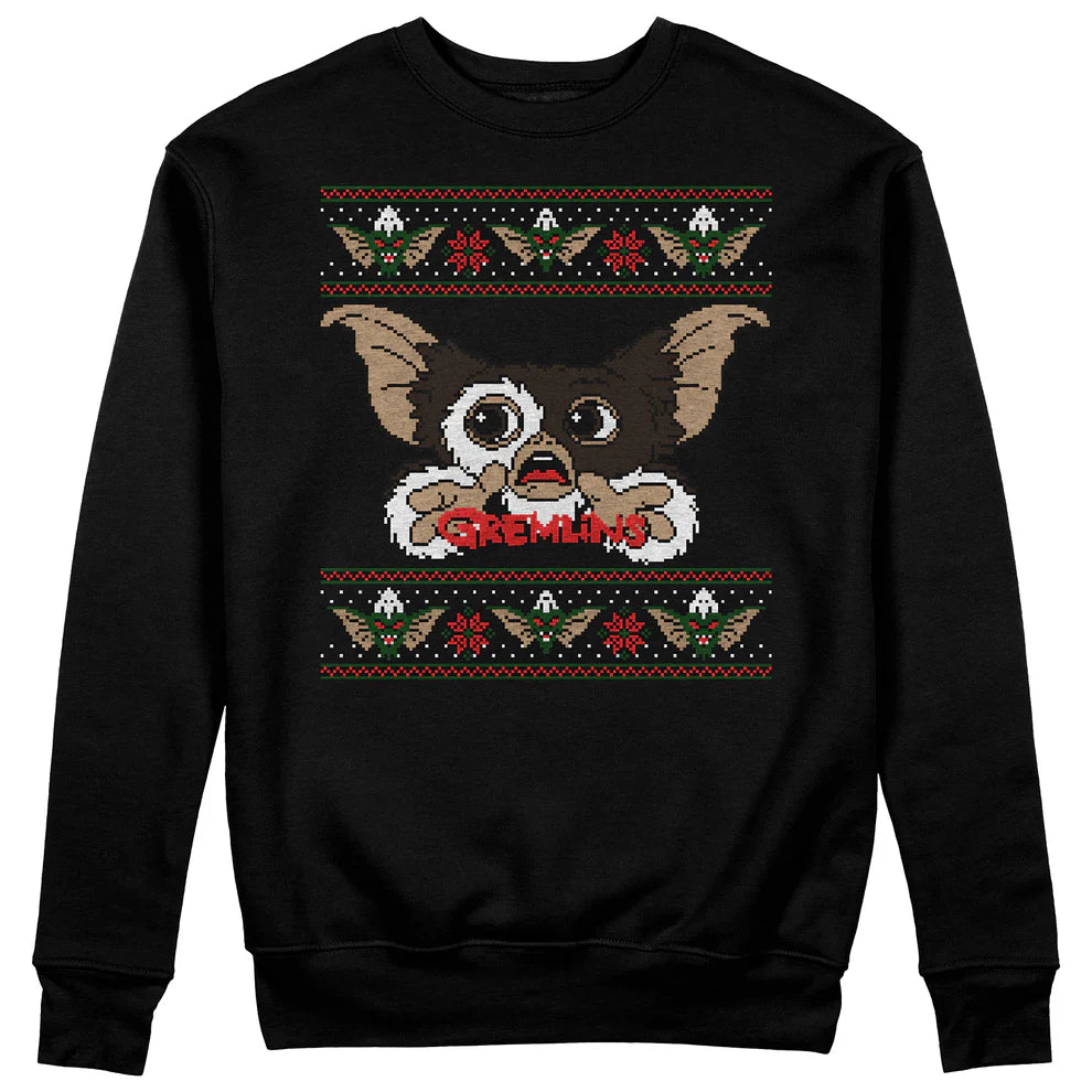 Felpa Girocollo Gizmo Christmas – Gremlins 80s Natale TAGLIA L