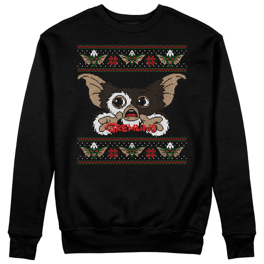 Felpa Girocollo Gizmo Christmas – Gremlins 80s Natale TAGLIA L