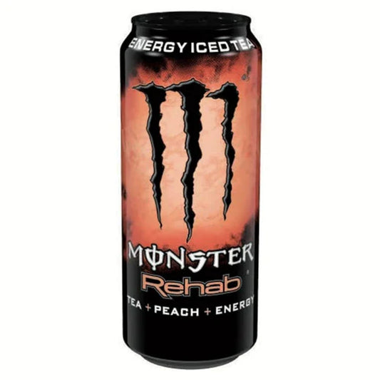 Monster Rehab Peach Tea, energy drink alla pesca da 500 ml