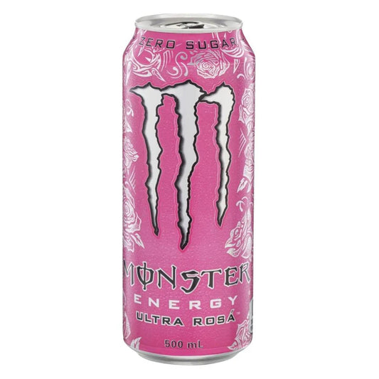 Monster Ultra Rosà Zero Sugar, bevanda energetica al gusto di frutta
