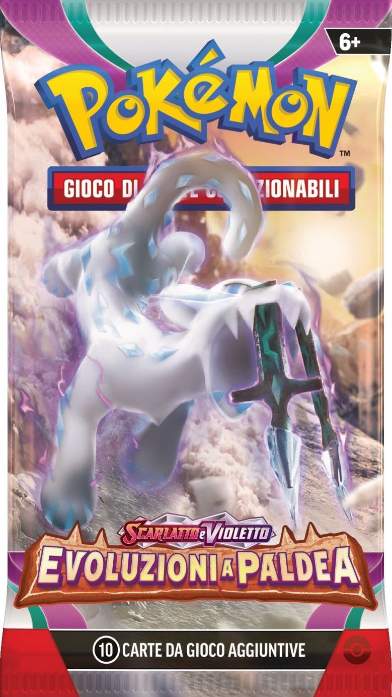 POKEMON - BUSTA SINGOLA - SCARLATTO E VIOLETTO EVOLUZIONI A PALDEA