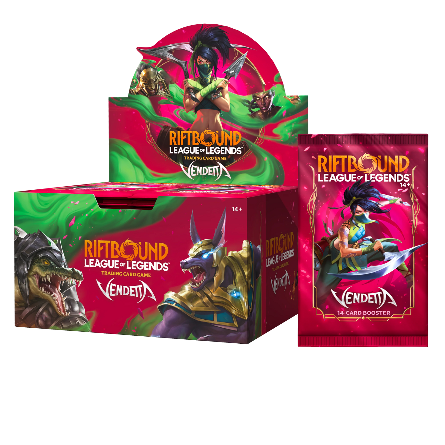 RIFTBOUND - LEAGUE OF LEGENDS - BOOSTER DISPLAY - VENDETTA (busta singola) - ENG