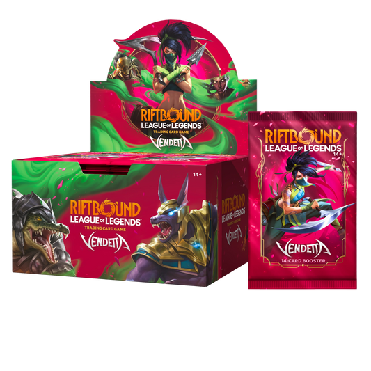 RIFTBOUND - LEAGUE OF LEGENDS - BOOSTER DISPLAY - VENDETTA (busta singola) - ENG