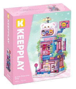 Keeppley City Corner – Anime Dimension Shop KP28044 | Set Mattoncini da Costruzione