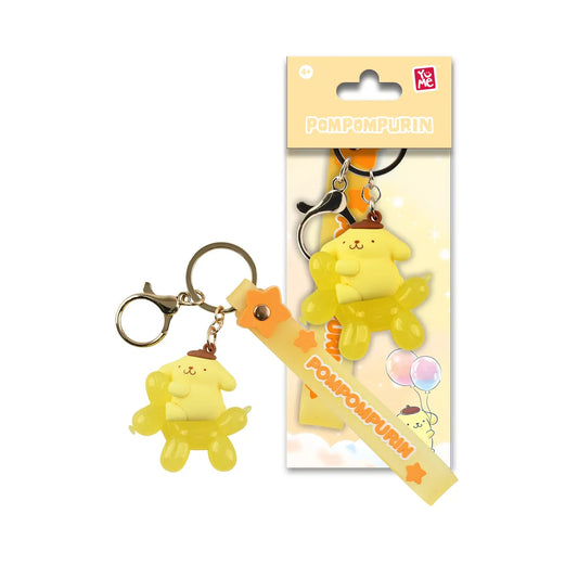 16310 - HELLO KITTY AND FRIENDS - KEYCHAIN & STRAP BALLOON SERIES - POMPOMPURIN - FIGURE 13 CM