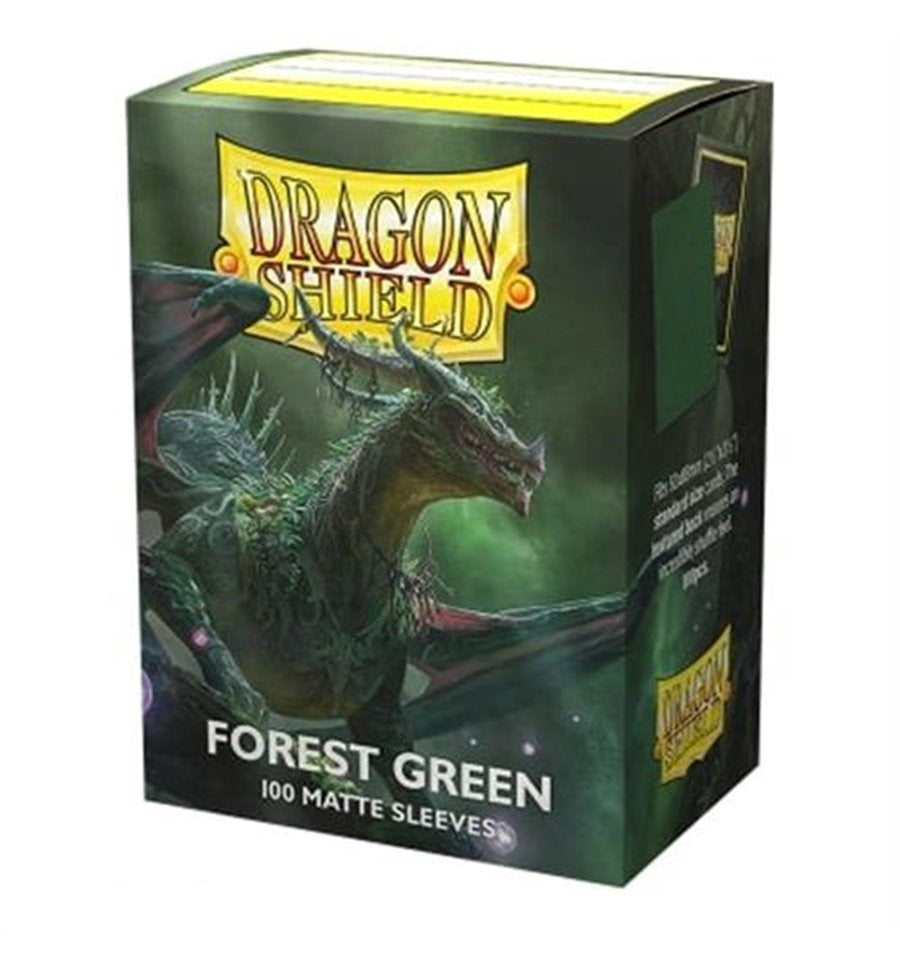 DRAGON SHIELD 100 BUSTINE STANDARD -  FOREST GREEN