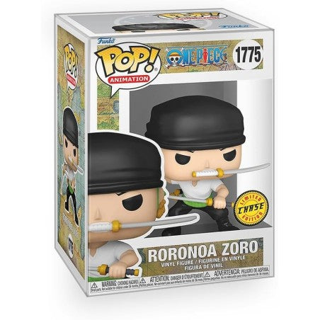 One Piece Funko POP! Animation Vinyl Figures 1775 Roronoa Zoro 9 cm CHASE