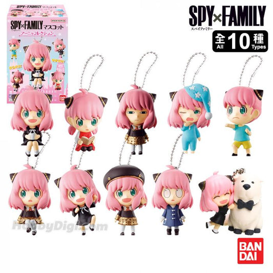 SPY X FAMILY MASCOT ANYA FORGER MINI FIGURE STATUINA Portachiavi