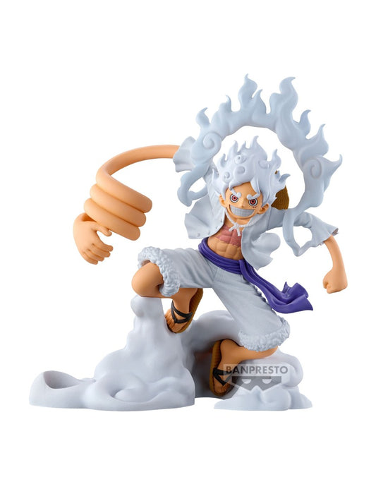89477 - ONE PIECE - Banpresto MONKEY.D.LUFFY GEAR 5 - STATUA PORTAPENNA 10CM