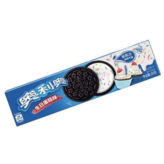 OREO BISCOTTI AL CIOCCOLATO CON RIPIENO BIRTHDAY PARTY TORTA DI COMPLEANNO - CREMA E ZUCCHERINI