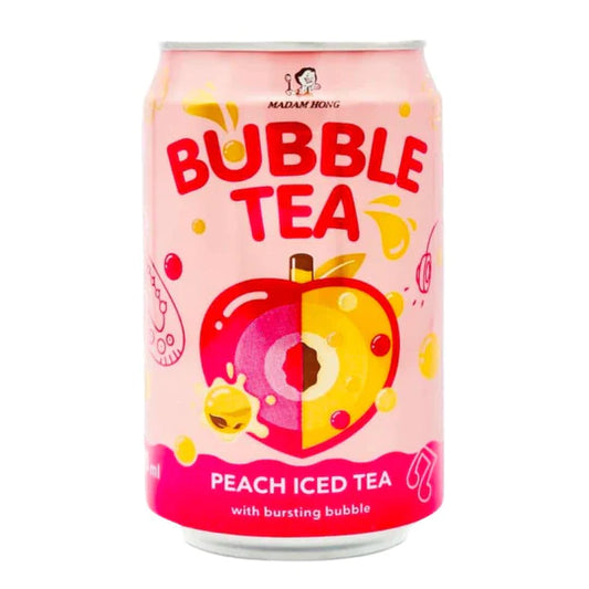 Bubble Tea Peach Iced Tea - thè alla pesca con palline scoppiettanti da 320ml