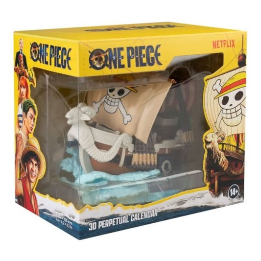 CP3D22 - ONE PIECE: NETFLIX - CALENDARIO PERPETUO 3D - GOING MERRY