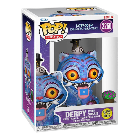 KPop Demon Hunters FUNKO POP! Animation Vinyl Figure 2260 Derpy with Sussie 9 cm