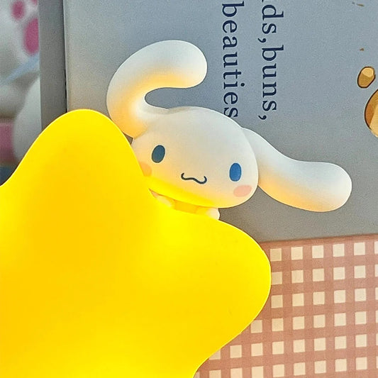 Sanrio Cinnamoroll Bedside Lucina Stella Light Star Light Series Mini Figures Hello Kitty and Friends 8 cm