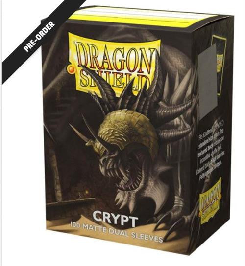 100 STANDARD SIZE MATTE DUAL SLEEVES - CRYPT NEONEN