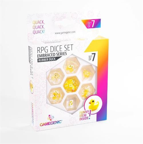 SET 7 DADI POLIEDRICI - RUBBER DUCK