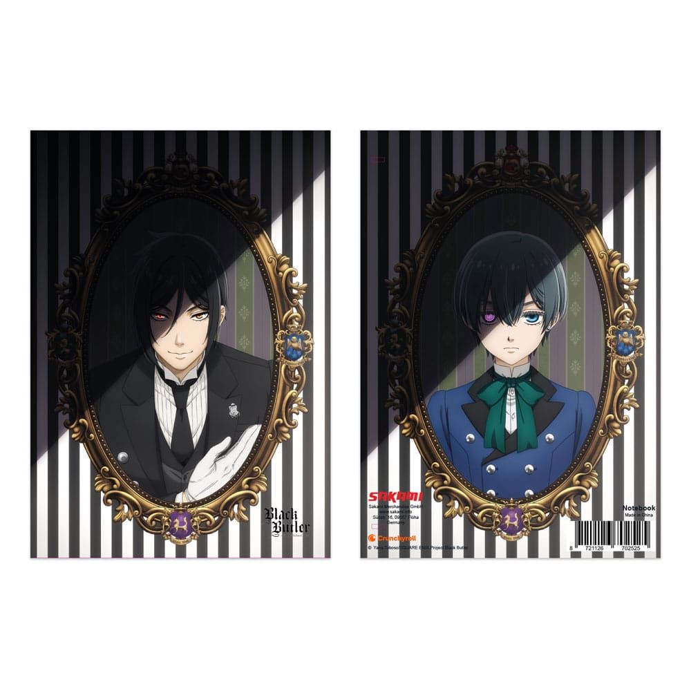 Notebook Black Butler - Ciel e Sebastian School Arc