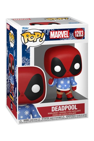 Marvel Holiday Funko POP! Marvel Vinyl Figure 1283 Deadpool 9 cm
