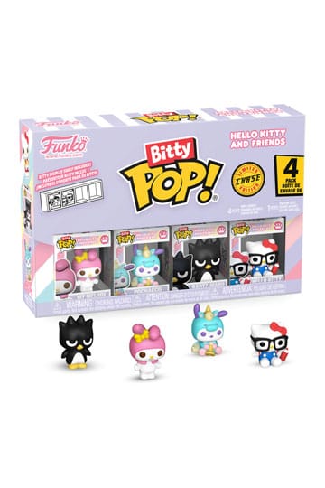 Hello Kitty and Friends Bitty POP! Vinyl Figure 4-Pack Series 4 2 cm