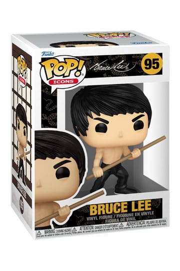 Bruce Lee FUNKO POP! Icons Vinyl Figure 95 Bruce Lee (dynamic) 9 cm
