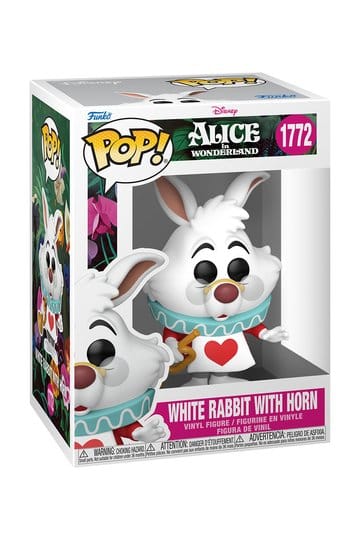 Alice in Wonderland Funko POP! Vinyl Figure 1772 Bianconiglio White Rabbit with Horn 9 cm