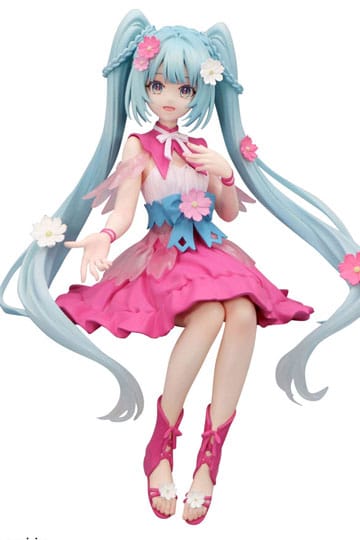 Hatsune Miku Noodle Stopper PVC Statue Flower Fairy Cosmos 14 cm