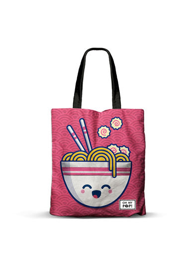Oh My Pop! Tote Bag vertical Noodle Borsa Shopper con ZIP