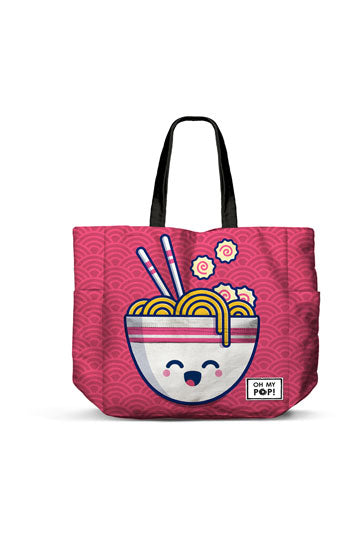 Oh My Pop! Tote Bag horizontal Noodle Borsa Shopper con ZIP