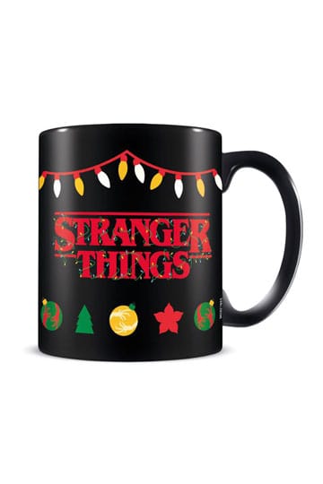 Stranger Things Mug Seasons Greetings Upside Down - tazza natalizia