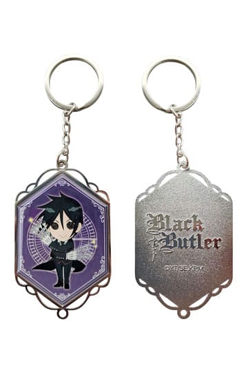 Black Butler PVC Keychain Sebastian