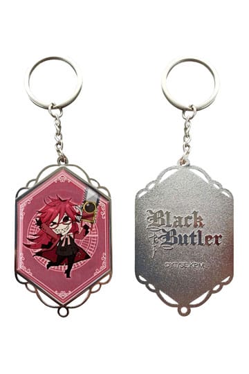 Black Butler PVC Keychain Grell