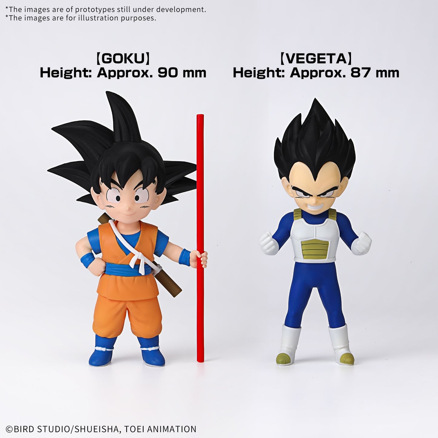 MK68386 - DRAGON BALL- MODEL KIT VARI - DAIMA MODEL KIT SON GOKU (MINI) & VEGETA (MINI) - MODEL KIT
